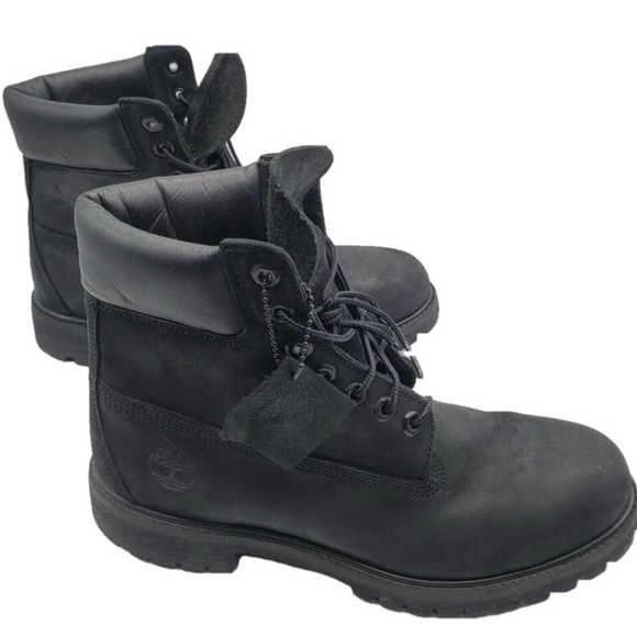 NEW TIMBERLAND Men's Premium 6-Inch Waterproof Boot - Black Nubuck Size 7.5 - Picture 1 of 1